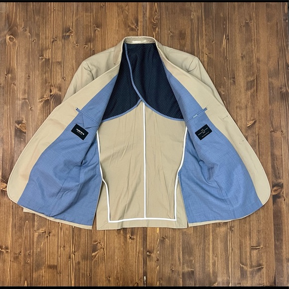 Combatant Gentlemen Tan Chino Suit - Picture 2 of 5